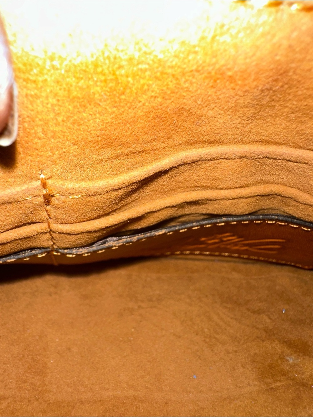 Patricia Nash Tooled Leather Wristlet Floral Western Boho Clutch Tan Brown - Picture 6 of 7